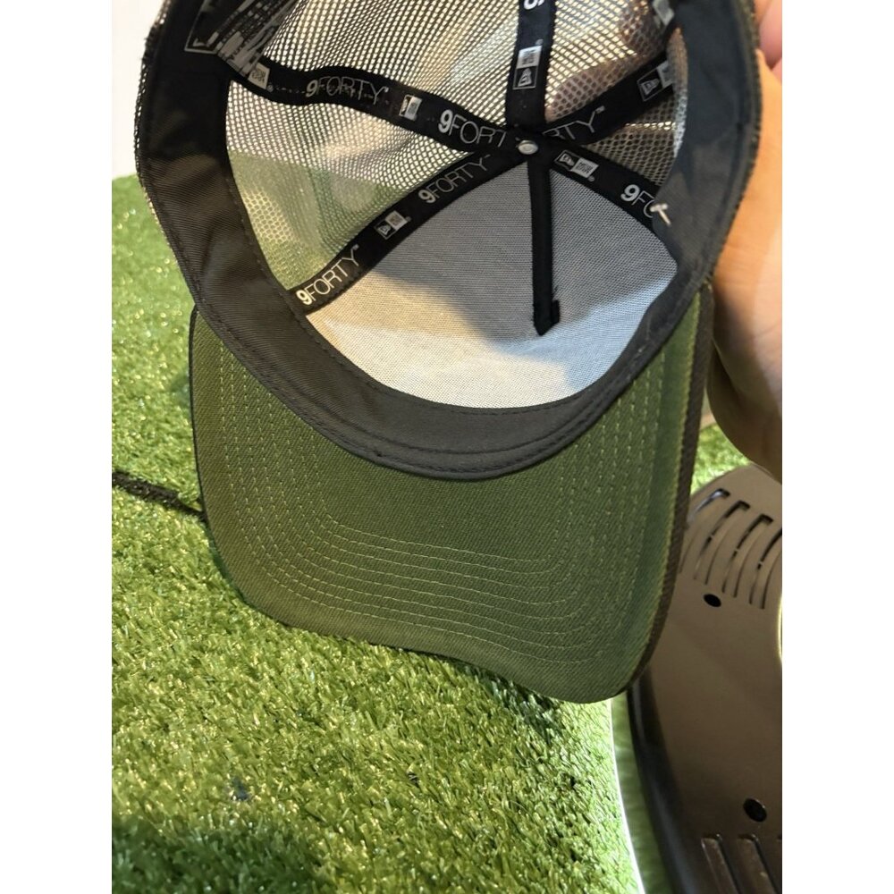 Cleveland Browns hat cap snap back black green New Era A Frame Trucker camo 5 - Picture 7 of 9